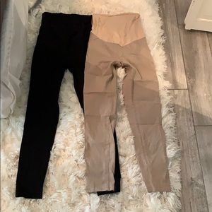 Two maternity dress pants XS skinny